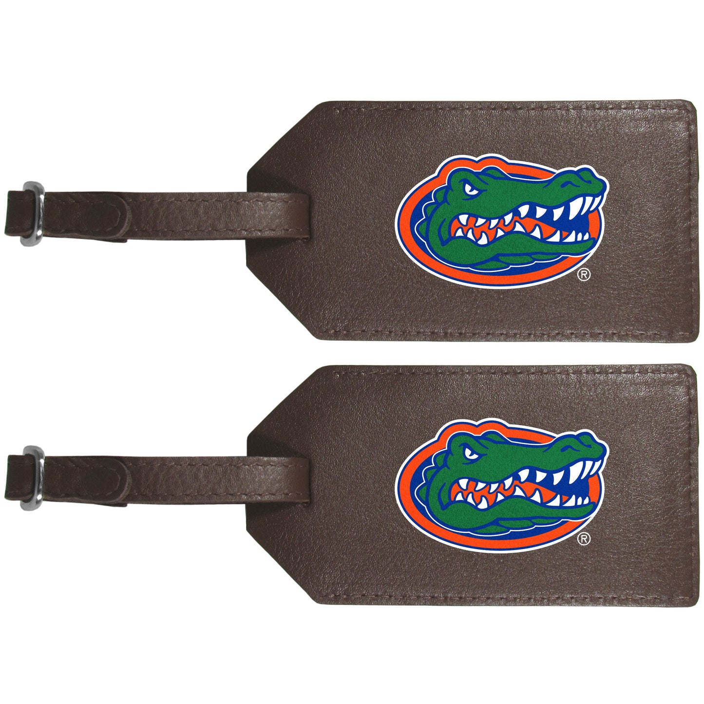 Florida Gators Leather Luggage Strap, 2pk