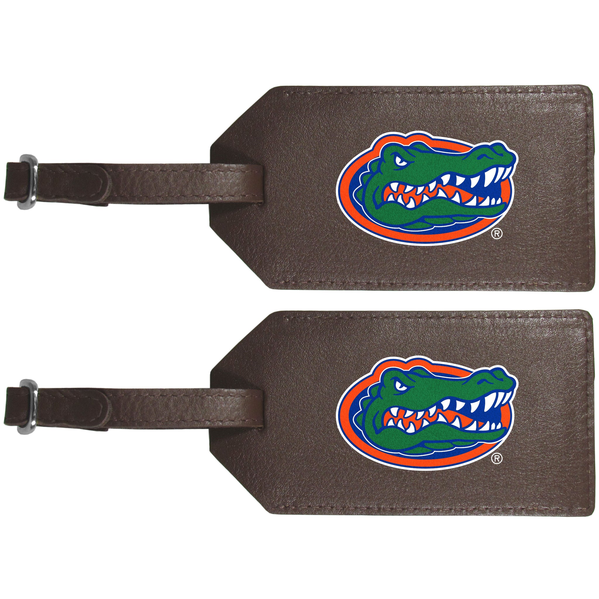 Florida Gators Leather Luggage Strap, 2pk