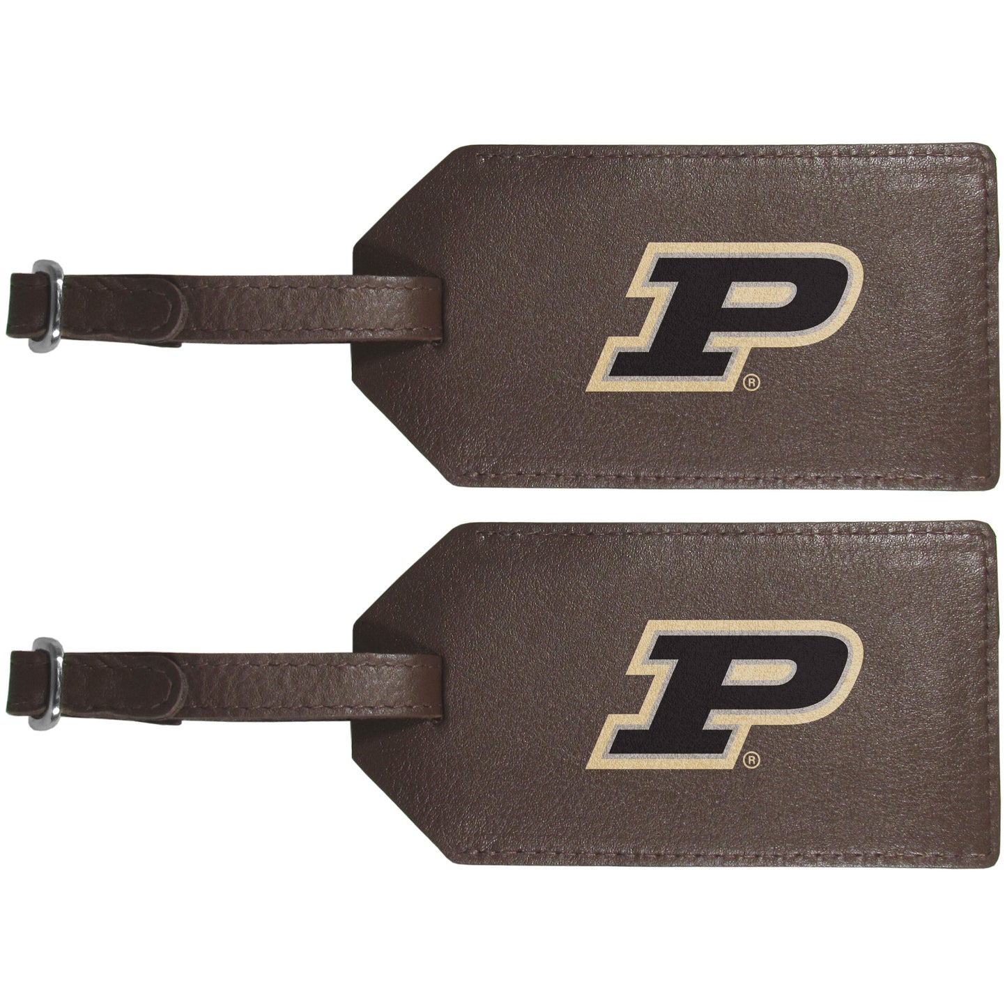Purdue Boilermakers Leather Luggage Strap, 2pk