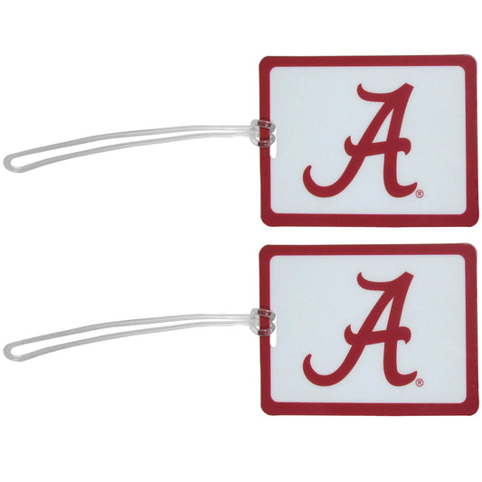 Alabama Crimson Tide Vinyl Luggage Tag, 2pk - Alabama Crimson Tide - Flyclothing LLC