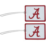 Alabama Crimson Tide Vinyl Luggage Tag, 2pk - Alabama Crimson Tide