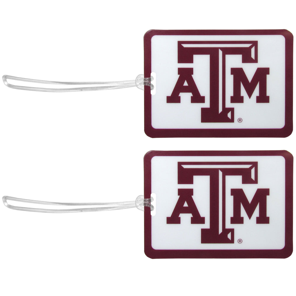 Texas A & M Aggies Vinyl Luggage Tag, 2pk - Texas A & M Aggies