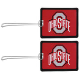 Ohio St. Buckeyes Vinyl Luggage Tag, 2pk - Ohio St. Buckeyes