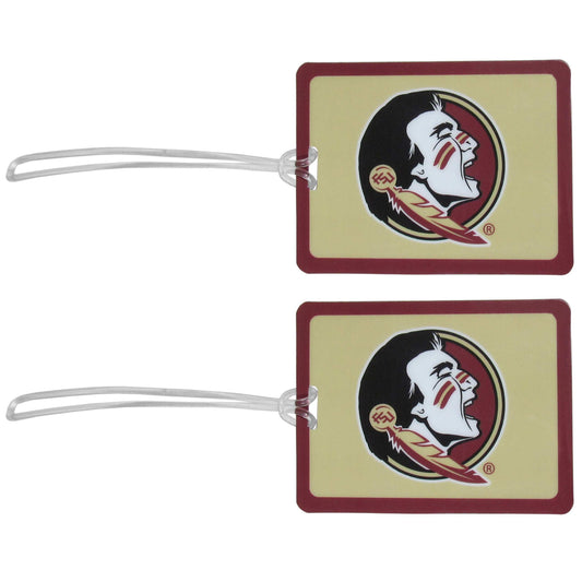 Florida St. Seminoles Vinyl Luggage Tag, 2pk - Florida St. Seminoles - Flyclothing LLC