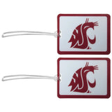 Washington St. Cougars Vinyl Luggage Tag, 2pk - Washington St. Cougars