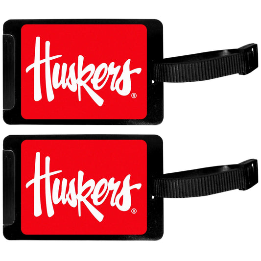 Nebraska Cornhuskers Luggage Tag 2 pk - Nebraska Cornhuskers - Flyclothing LLC
