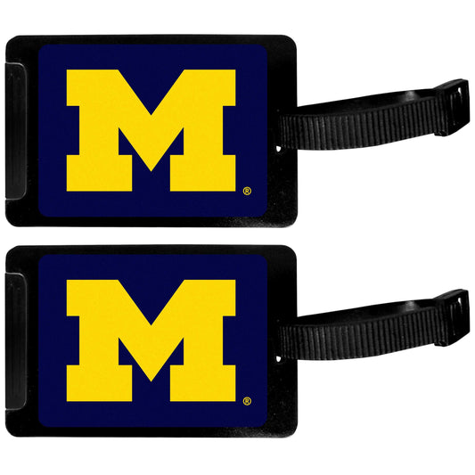 Michigan Wolverines Luggage Tag 2 pk - Michigan Wolverines - Flyclothing LLC