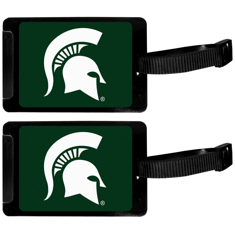 Michigan St. Spartans Luggage Tag 2 pk