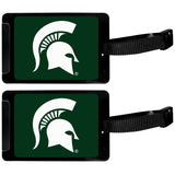Michigan St. Spartans Luggage Tag 2 pk