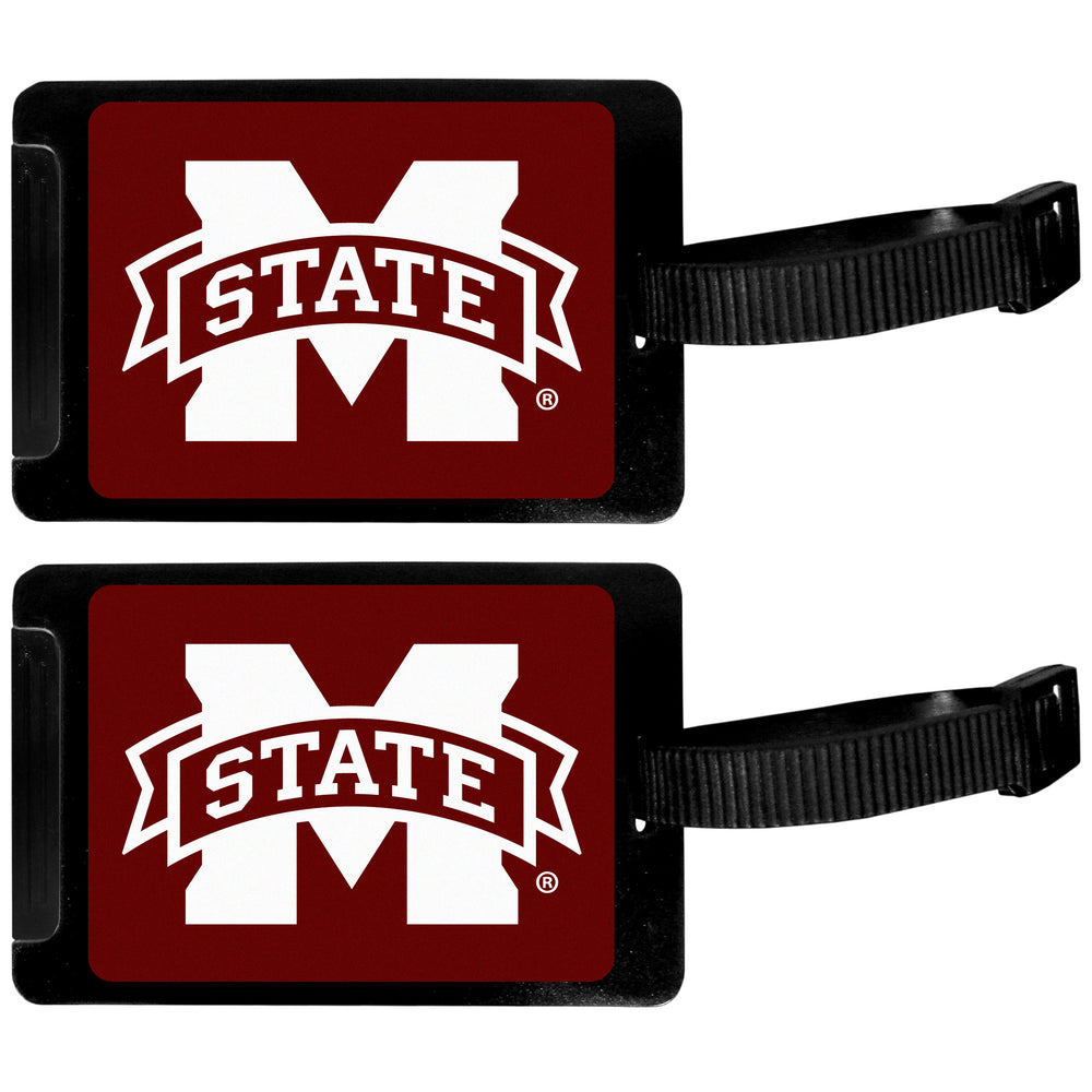 Mississippi St. Bulldogs Luggage Tag 2 pk
