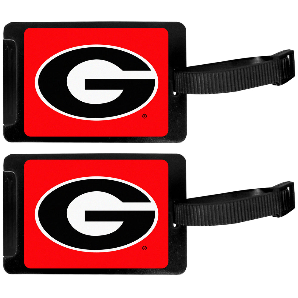 Georgia Bulldogs Luggage Tag 2 pk