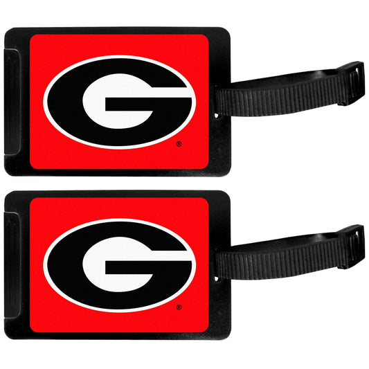 Georgia Bulldogs Luggage Tag 2 pk - Georgia Bulldogs - Flyclothing LLC