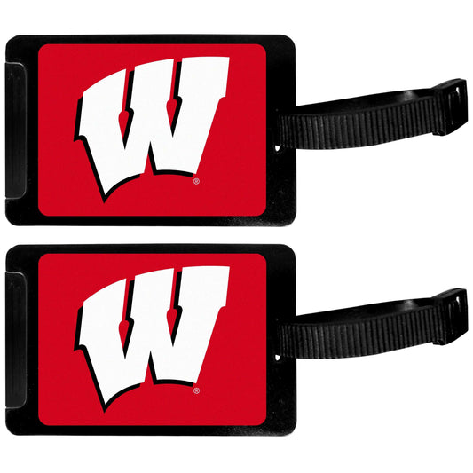 Wisconsin Badgers Luggage Tag 2 pk - Wisconsin Badgers - Flyclothing LLC
