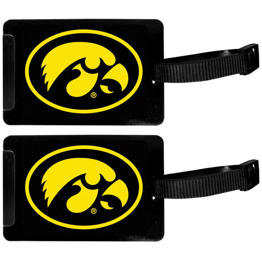 Iowa Hawkeyes Luggage Tag 2 pk - Iowa Hawkeyes - Flyclothing LLC