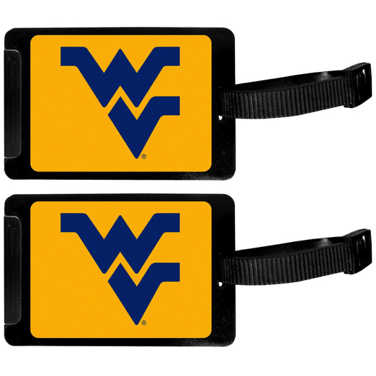 W. Virginia Mountaineers Luggage Tag 2 pk - W. Virginia Mountaineers - Flyclothing LLC