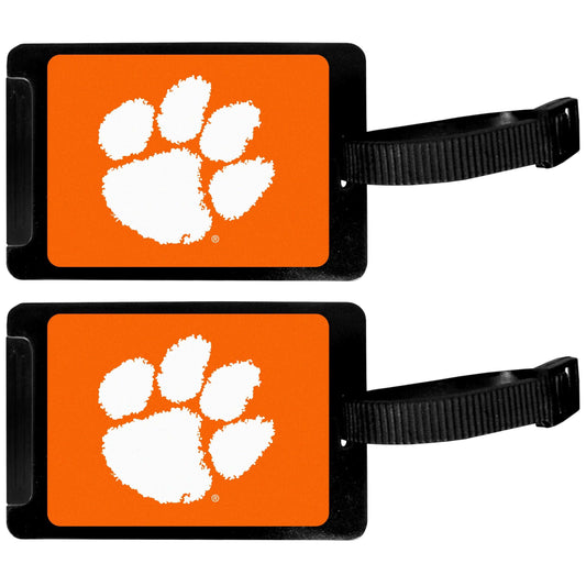 Clemson Tigers Luggage Tag 2 pk - Clemson Tigers - Flyclothing LLC