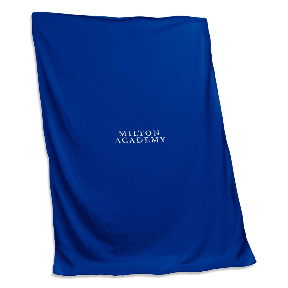 Milton Academy Royal Sweatshirt Blanket (Screened) - Logo Brands - Flyclothing LLC