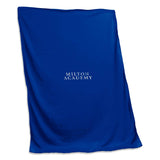 Milton Academy Royal Sweatshirt Blanket (Screened) - Logo Brands - Flyclothing LLC