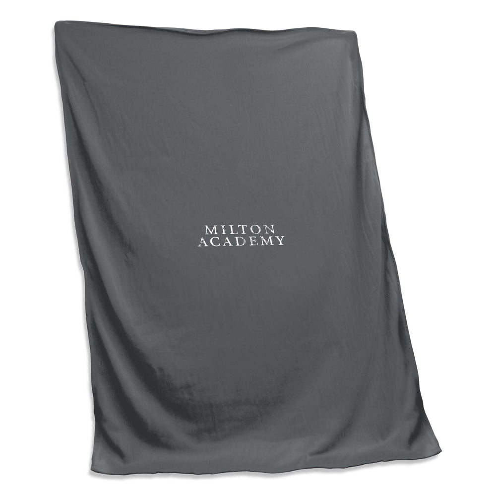 Milton Academy Sweatshirt Blanket (Screened) - Logo Brands - Flyclothing LLC