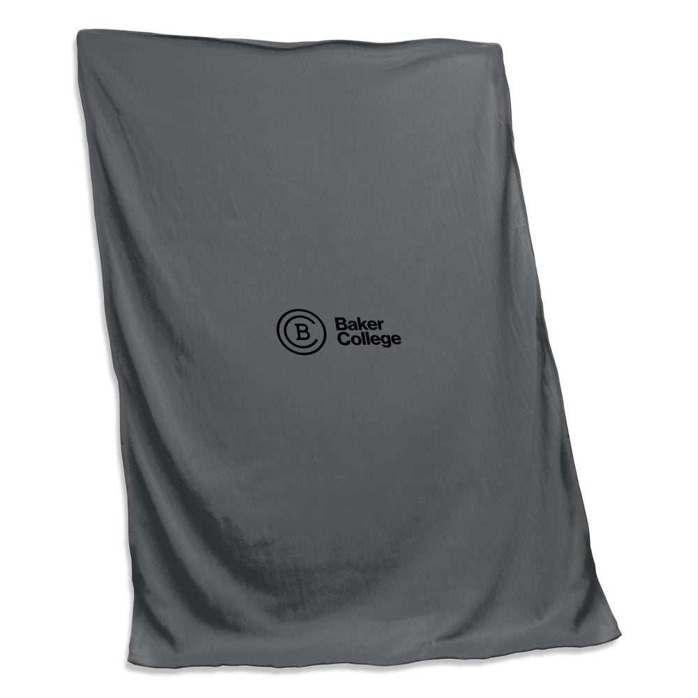 Baker College Of Muskegon Sweatshirt Blanket (Screened) - Logo Brands - Flyclothing LLC