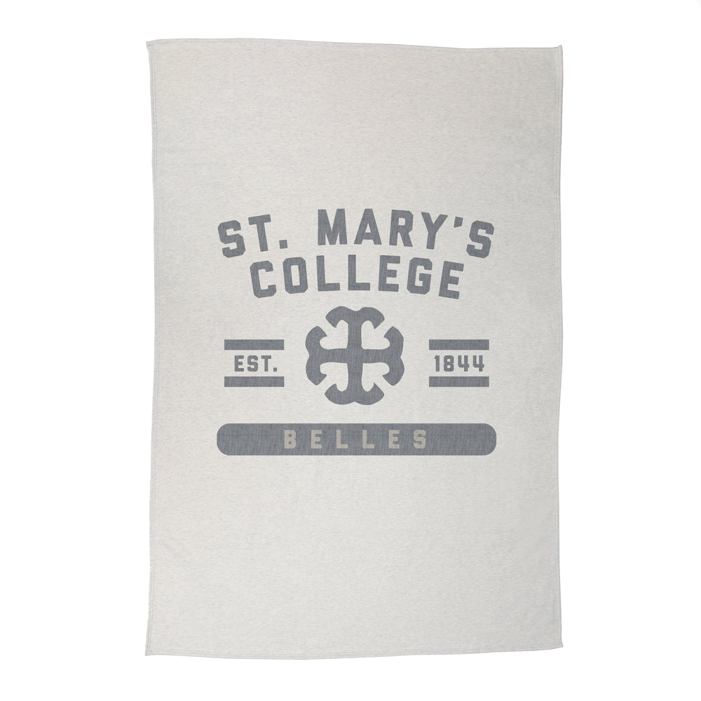 St Mary's College Notre Dame Sublimated Sweatshirt Blanket