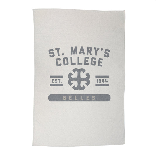 St Mary's College Notre Dame Sublimated Sweatshirt Blanket