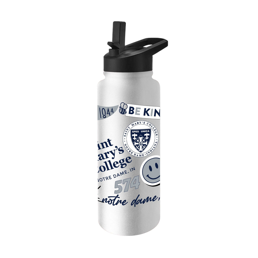 St Mary's College Notre Dame 34oz Native Quencher Bottle - Logo Brands - Flyclothing LLC