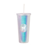 American International College 24oz Iridescent Studded Tumbler - Logo Brands - Flyclothing LLC