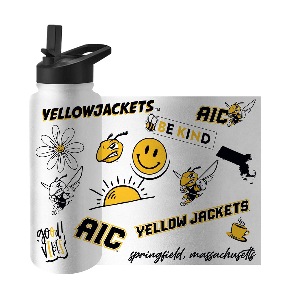 American International College 34oz Native Quencher Bottle - Logo Brands - Flyclothing LLC