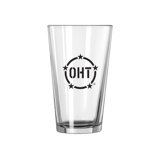 Operation Hat Trick 16oz Pint Glass - Logo Brands - Flyclothing LLC