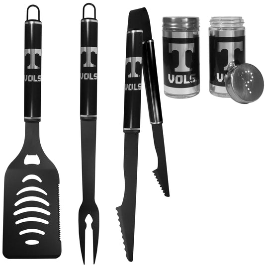 Tennessee Volunteers 3pc Black BBQ Tools w/Shakers - Tennessee Volunteers - Flyclothing LLC