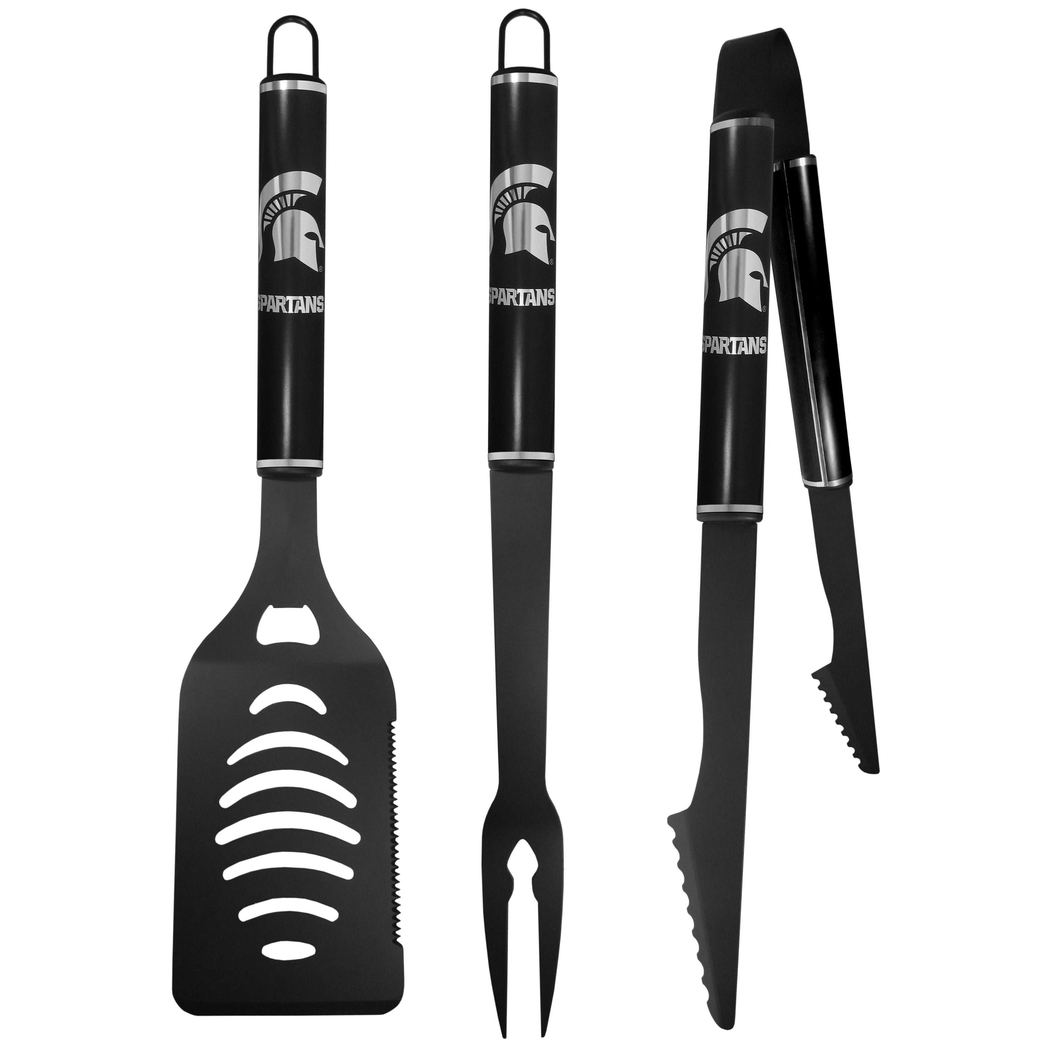 Michigan St. Spartans 3 pc Monochromatic BBQ Set - Michigan St. Spartans - Flyclothing LLC