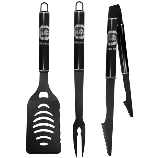 S. Carolina Gamecocks 3 pc Monochromatic BBQ Set - S. Carolina Gamecocks - Flyclothing LLC