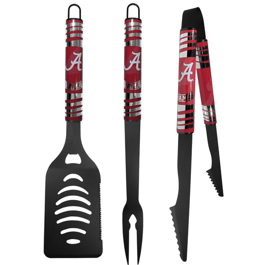 Alabama Crimson Tide 3 pc Black Tailgater BBQ Set - Alabama Crimson Tide - Flyclothing LLC