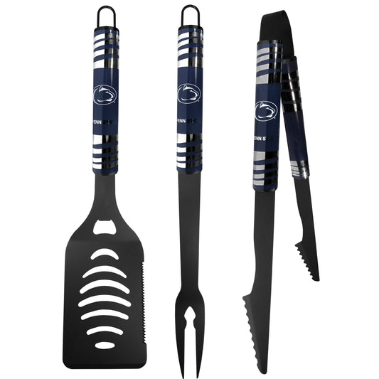 Penn St. Nittany Lions 3 pc Black Tailgater BBQ Set - Penn St. Nittany Lions - Flyclothing LLC