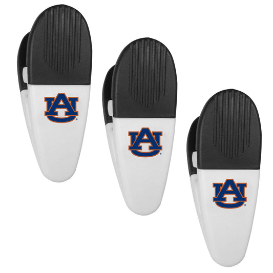 Auburn Tigers Mini Chip Clip Magnets 3 pk - Auburn Tigers - Flyclothing LLC