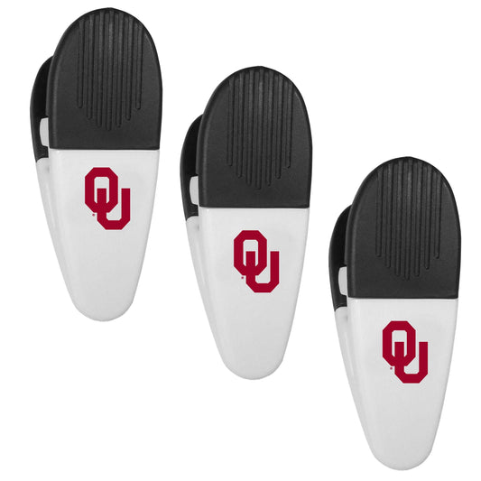 Oklahoma Sooners Mini Chip Clip Magnets 3 pk - Oklahoma Sooners - Flyclothing LLC