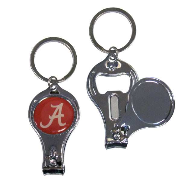 Alabama Crimson Tide Nail Care/Bottle Opener Key Chain - Alabama Crimson Tide - Flyclothing LLC
