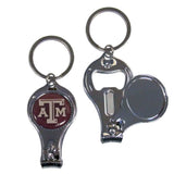 Texas A & M Aggies Nail Care/Bottle Opener Key Chain - Texas A & M Aggies - Flyclothing LLC