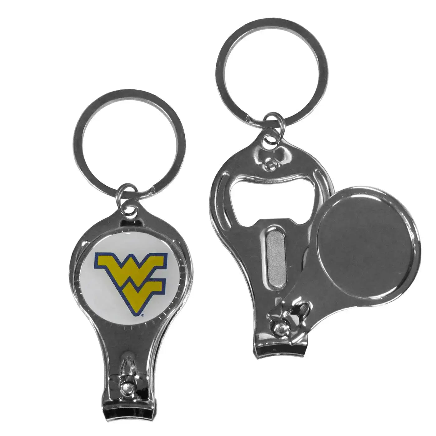 W. Virginia Mountaineers Nail Care/Bottle Opener Key Chain - W. Virginia Mountaineers - Flyclothing LLC