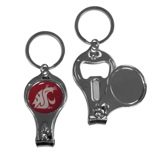 Washington St. Cougars Nail Care/Bottle Opener Key Chain - Washington St. Cougars - Flyclothing LLC