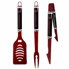 Arkansas Razorbacks 3 pc Color BBQ Tools - Arkansas Razorbacks