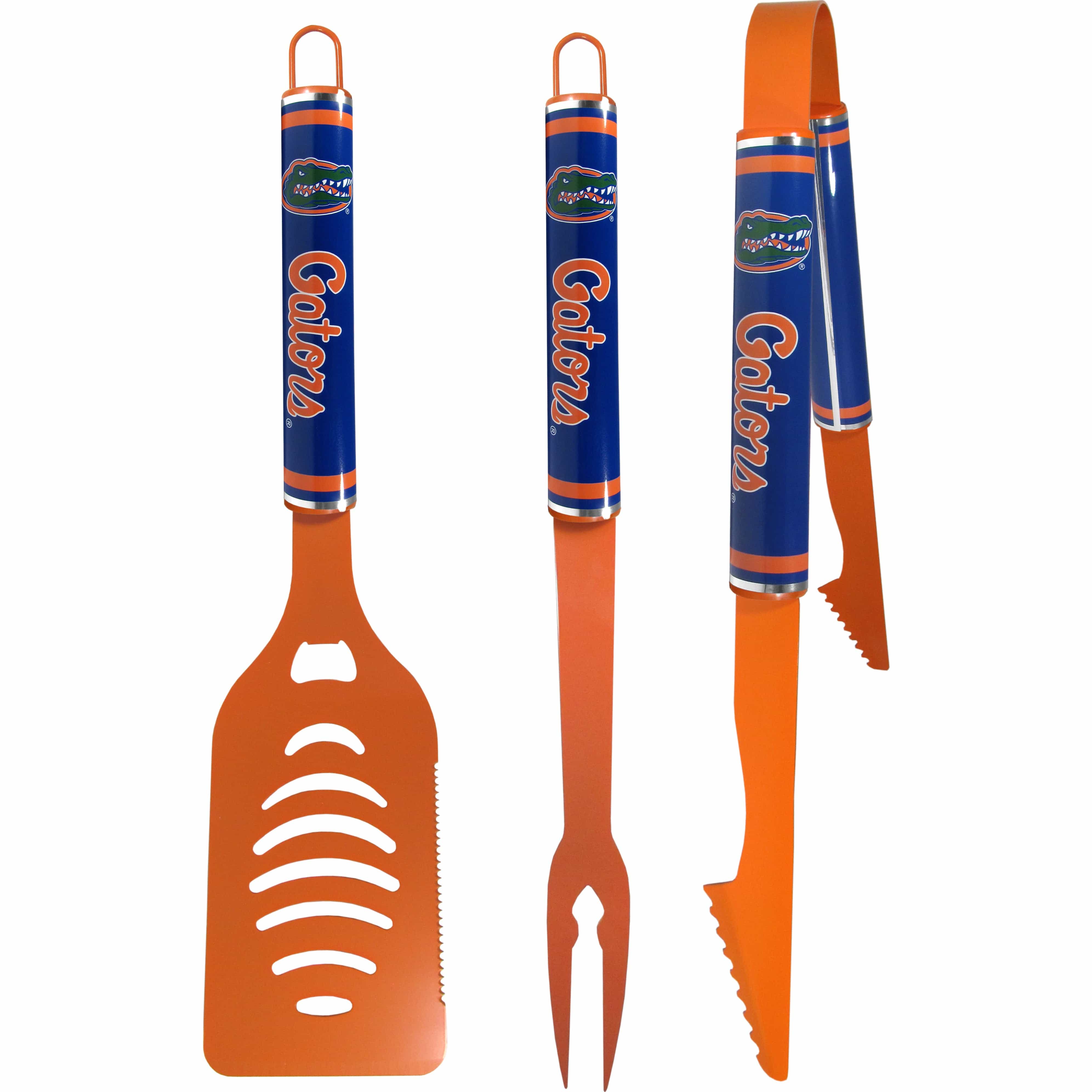 Florida Gators 3 pc Color BBQ Tools - Florida Gators