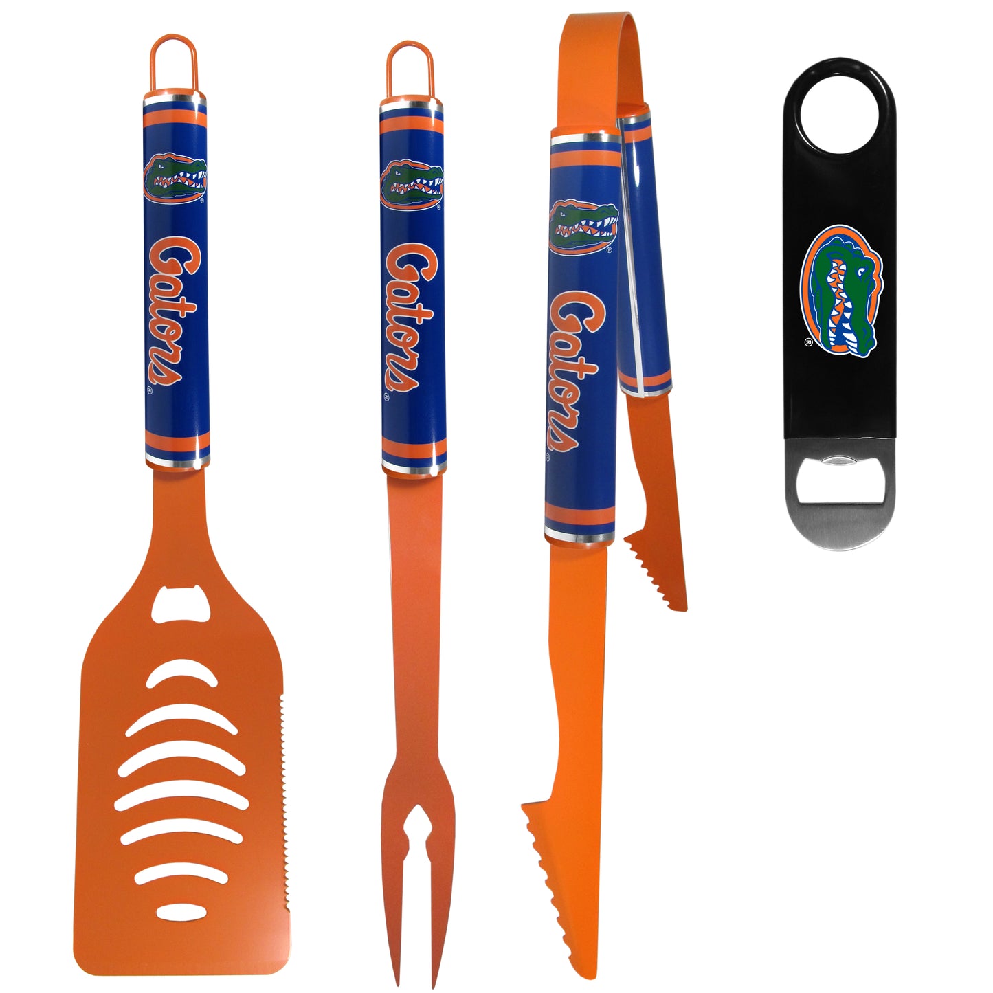 Florida Gators 3 pc Logo BBQ Tools w/Bottle Opener