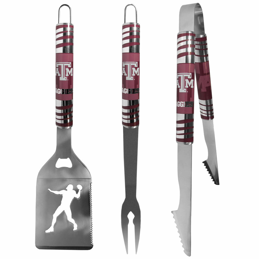 Texas A & M Aggies 3 pc Tailgater BBQ Tools - Texas A & M Aggies