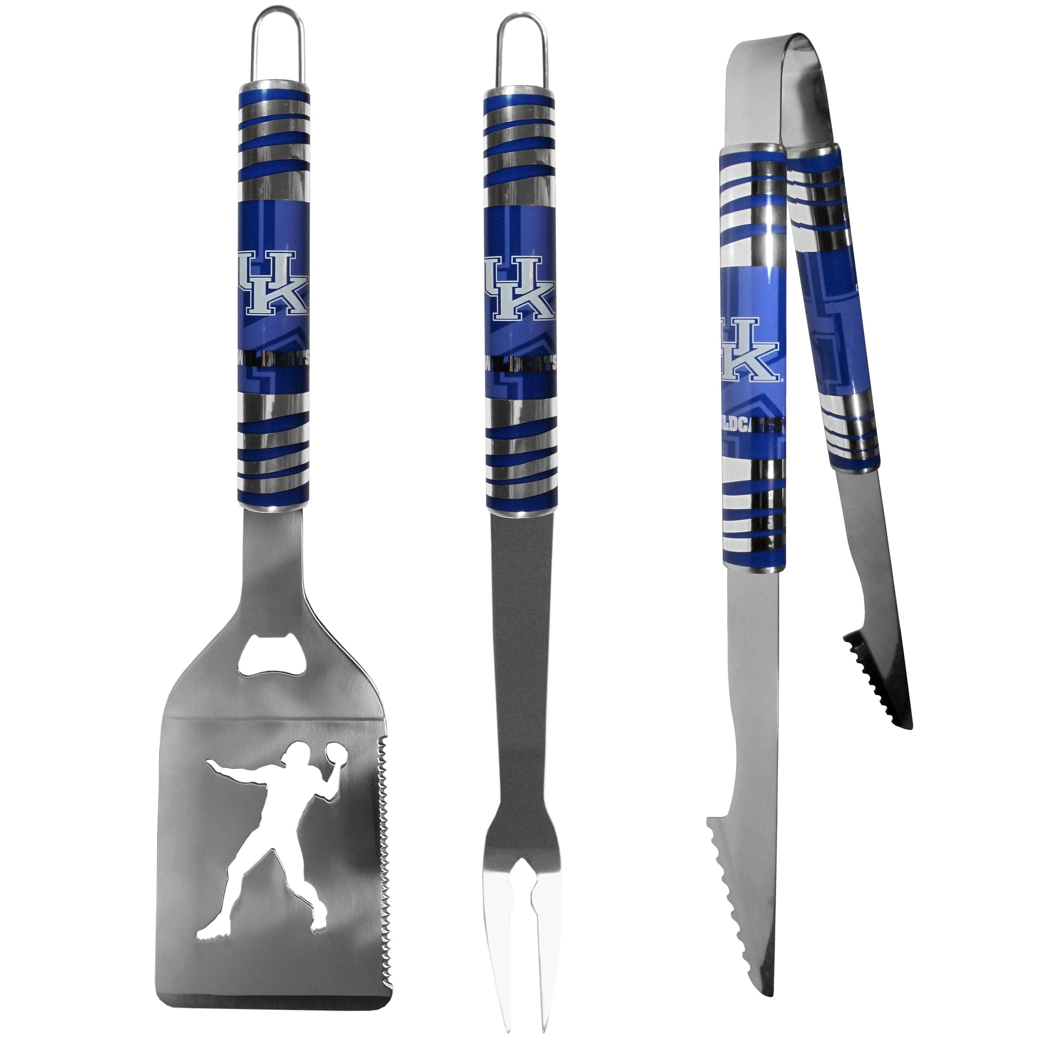 Kentucky Wildcats 3 pc Tailgater BBQ Tools - Kentucky Wildcats - Flyclothing LLC