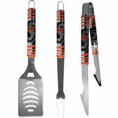 Oklahoma St. Cowboys 3 pc Tailgater BBQ Tools - Oklahoma St. Cowboys