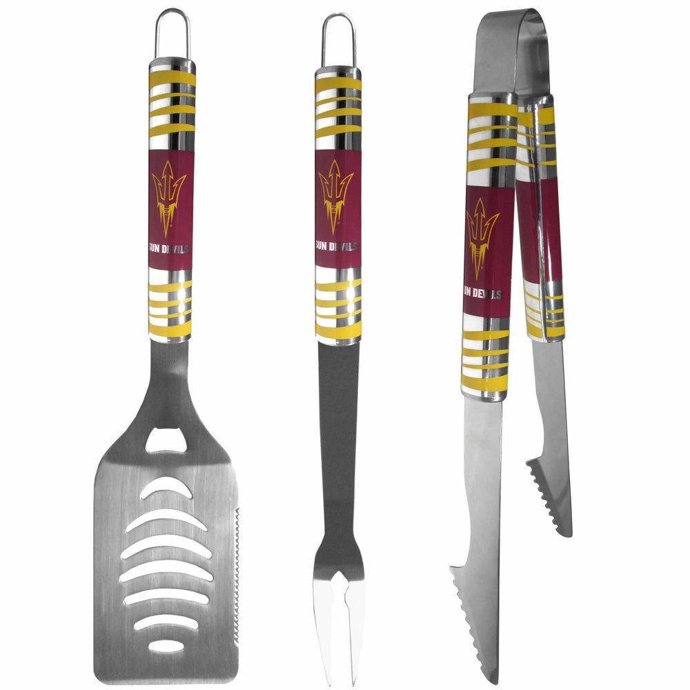 Arizona St. Sun Devils 3 pc Tailgater BBQ Tools - Arizona St. Sun Devils