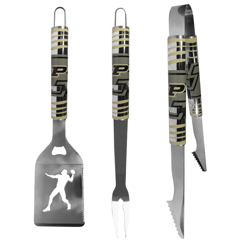 Purdue Boilermakers 3 pc Tailgater BBQ Tools - Purdue Boilermakers