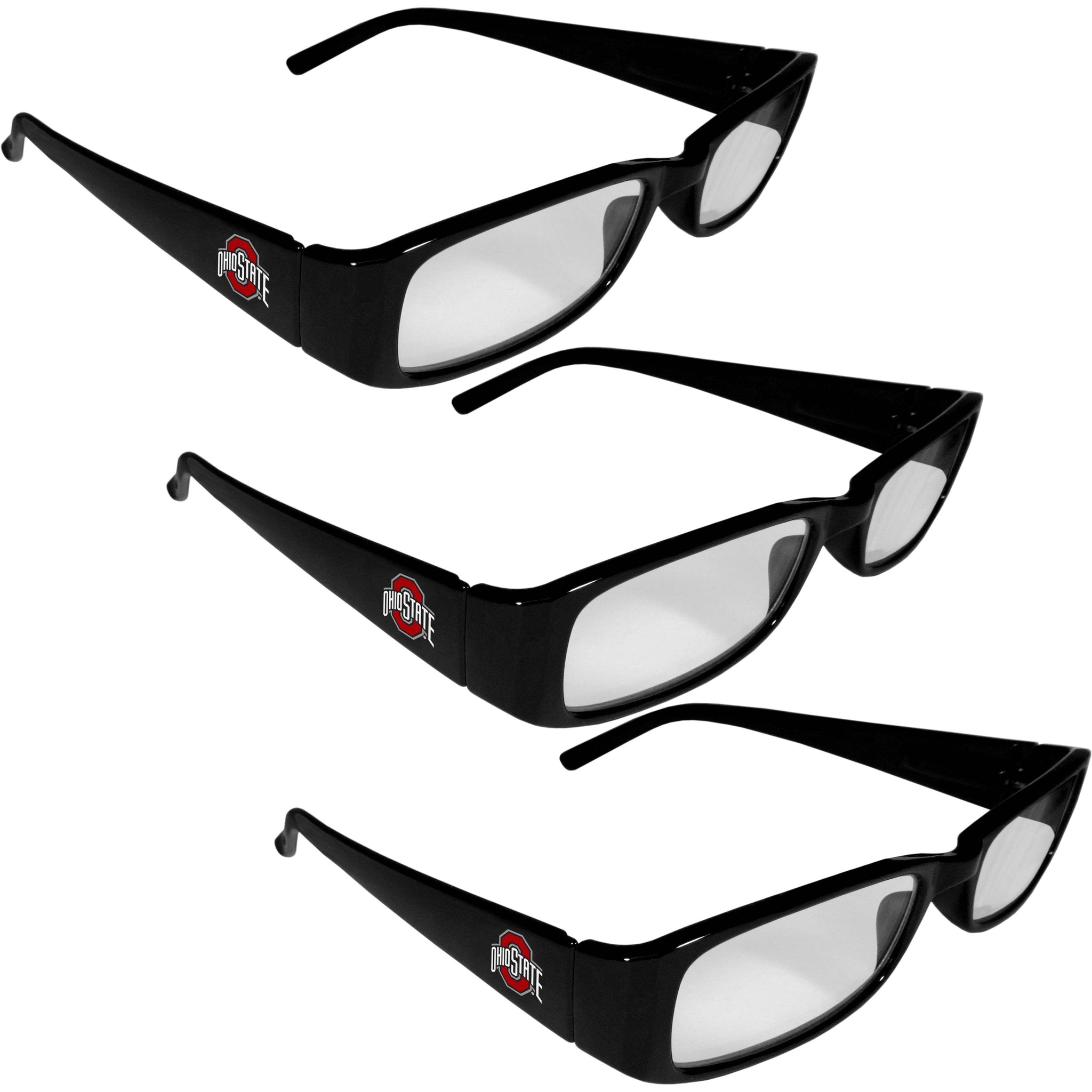 Ohio St. Buckeyes Reading Glasses 3pk - Siskiyou Buckle - Flyclothing LLC